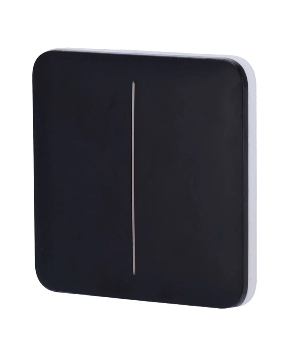 Two-way switch cover Ajax SoloButton (2-gang) Black