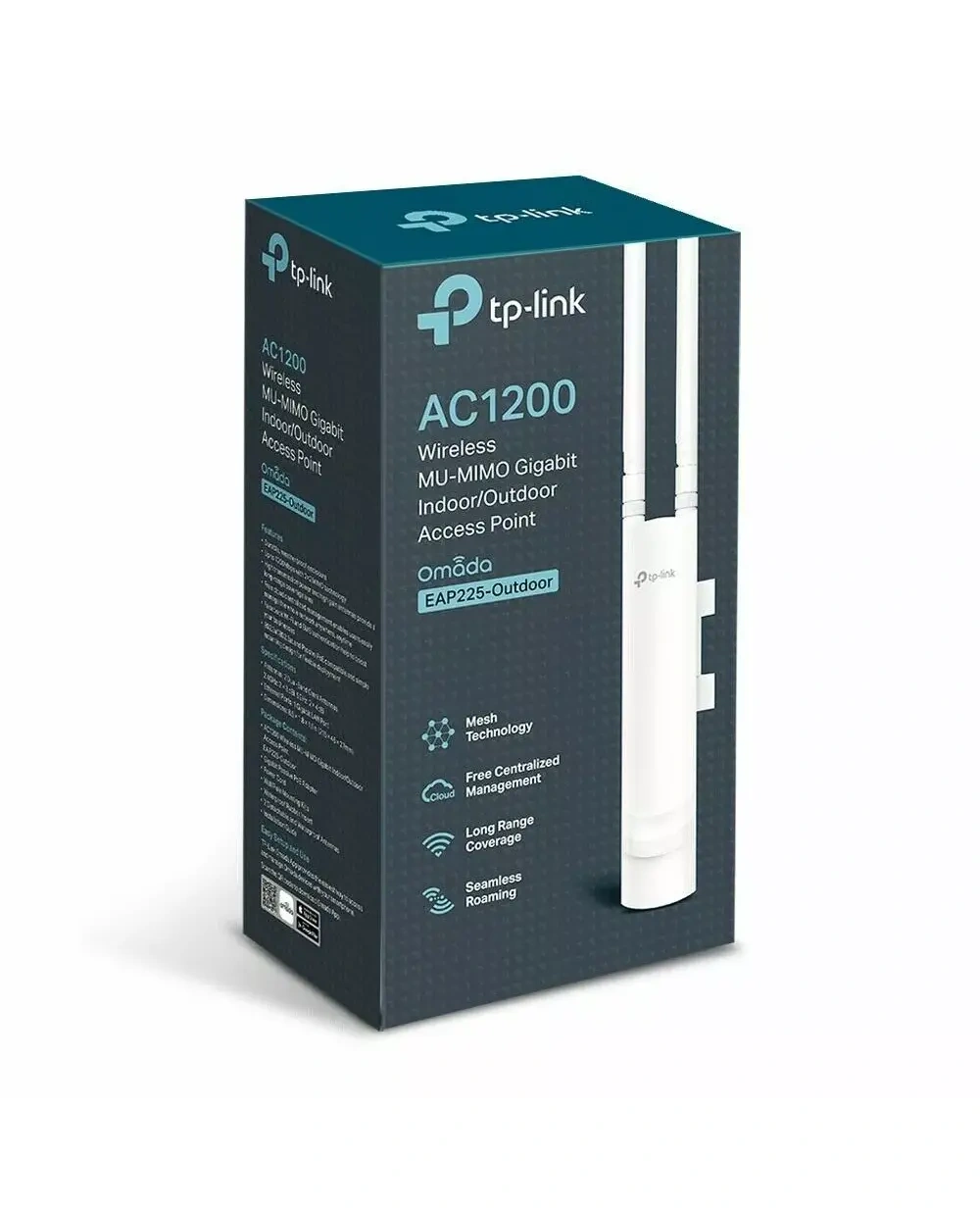 Router EAP225-Outdoor, AC1200,WiFi5, Wireless MU-MIMO Gigabit Indoor/Outdoor Access Point,IP65