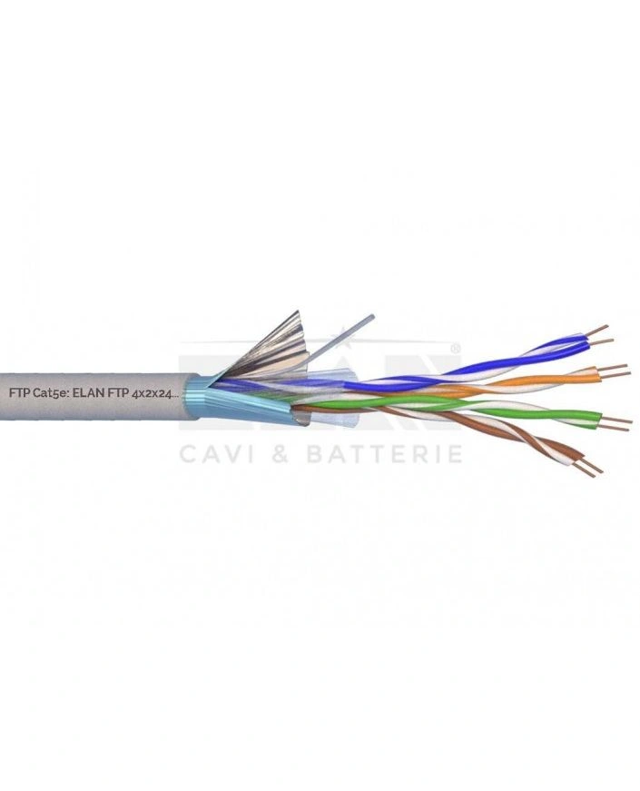 ქსელის კაბელი Elan FTP CAT5e 4x2x24AWG_098243S (305მ) - 2