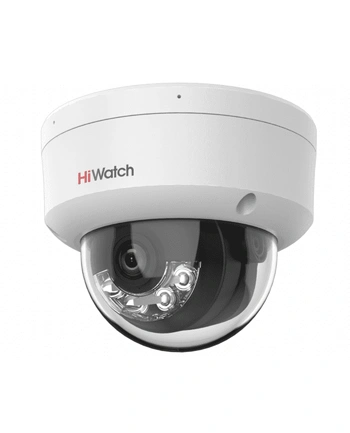 კამერა, Hiwatch DS-I452L(B)(2.8mm)(RU HW)4 MP outdoor dome IP camera with LED illumination up to 30 m and ColorVu technology