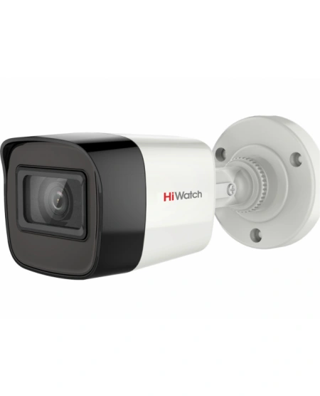 Camera,Hiwatch, DS-T200A, 3.6mm,HDTVI,2mp,Bullet,Fix,IR30m,Mic,