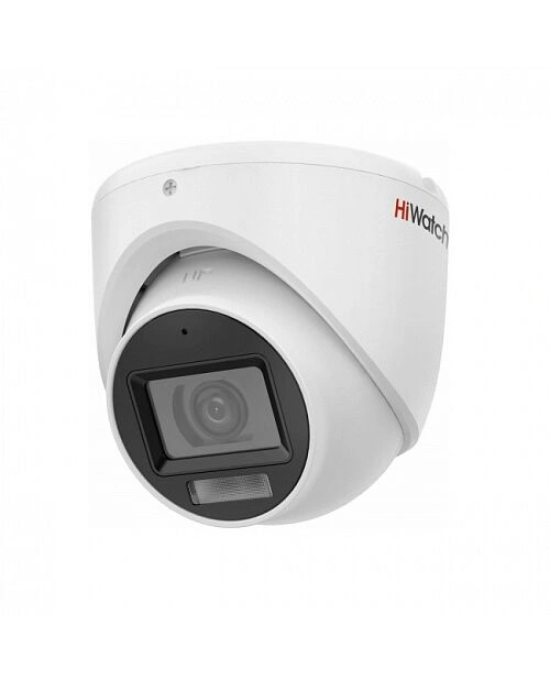 კამერა,Hiwatch, DS-T503A(B) 2.8mm,HDTVI,5mp,Turret,Fix,IR30m,Mic,