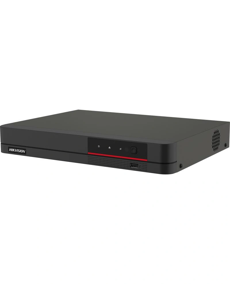 ჩამწერი NVR, Hikvision, DS-7604NI-K1/4P/4G, 1sata, 4ch, poe