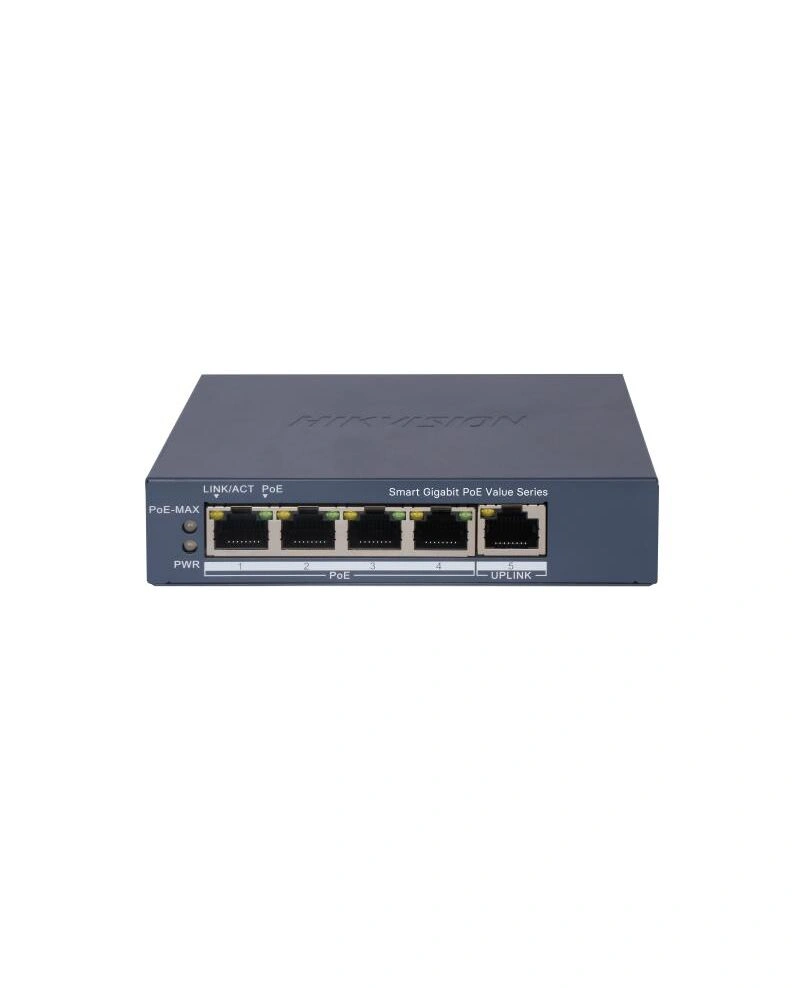 სვიჩი POE DS-3E1505P-EI/M,4 Port Gigabit Smart POE Switch