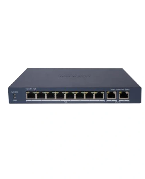 Hikvision, 8 Port Gigabit Smart POE Switch DS-3E1510P-EI V2