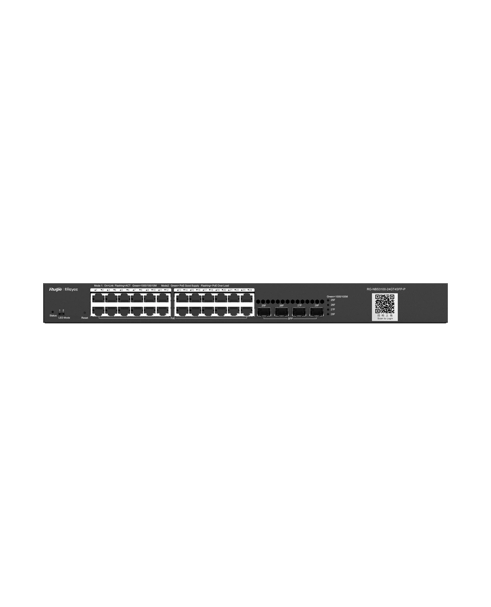სვიჩი, RG-NBS3100-24GT4SFP - 3