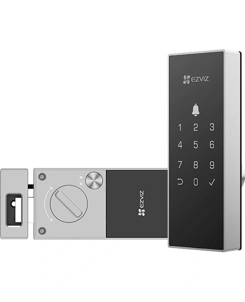 ჭკვიანი საკეტი, Smart FingerPrint Lock,Ezviz, CS-DL03-R100-WP-GR